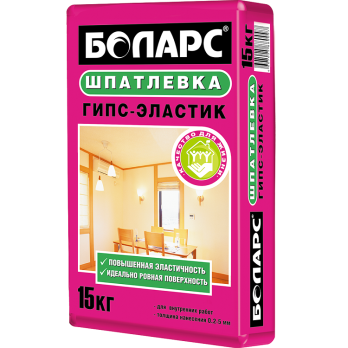 Шпатлевка гипсовая Боларс Гипс-Эластик 15 кг