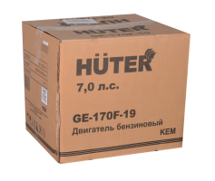 Двигатель бензиновый GE-170F-19 HUTER