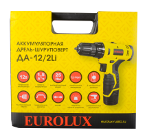 Дрель-шуруповерт аккумуляторная Eurolux ДА-12/2Li
