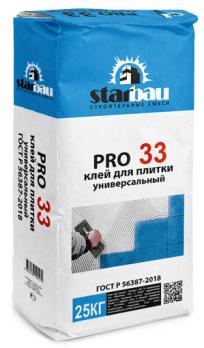 StarBau PRO 33 Клей для плитки универсальный С1 25кг