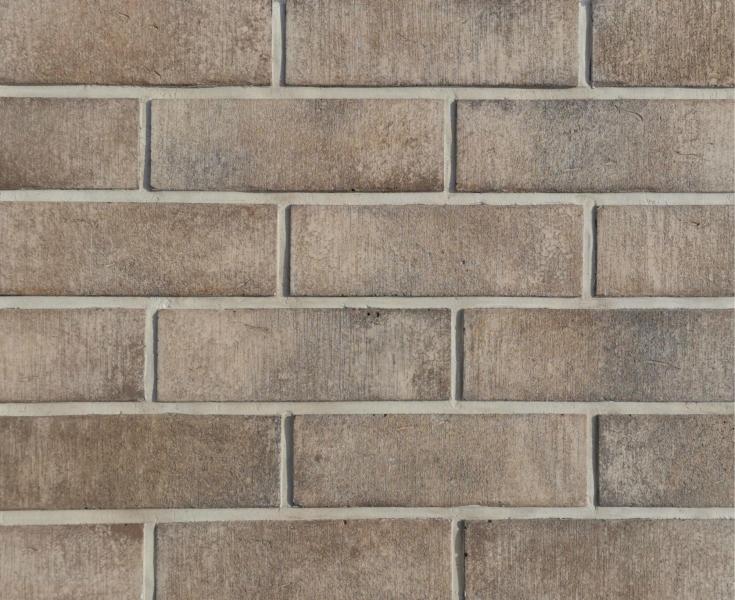 Декоративный камень Zikkurat Берг 1-20-23 7x23.5 серый рельефный под кирпич