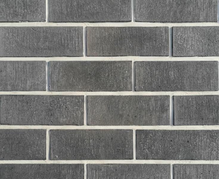 Декоративный камень Zikkurat Берг 1-42-11 7x23.5 серый рельефный под кирпич