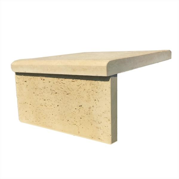 Подступенок Флорентийский Zikkurat 15x30 рельефный под камень