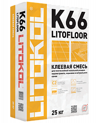 Клей для плитки, креамогранита и камня К66 Litokol - 25кг