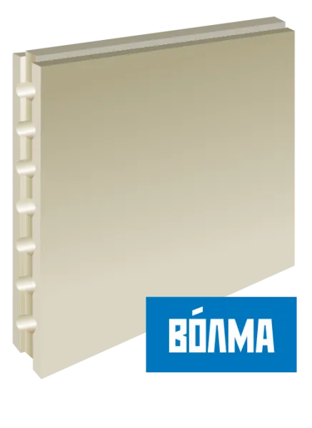 Пазогребневая плита пустотелая (ПГП) Волма