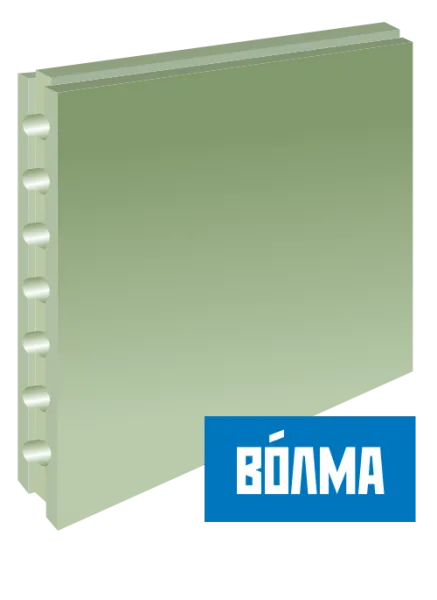Пазогребневая плита пустотелая влагостойкая (ПГП) Волма