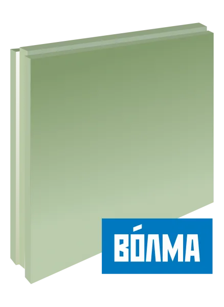 Пазогребневая плита полнотелая влагостойкая (ПГП) Волма