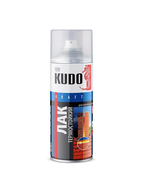 Лак термостойкий универсальный для печей и каминов Kudo KU-9006 520 мл
