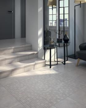 КЕРАМИЧЕСКАЯ СТУПЕНЬ 30*30 УГЛОВАЯ АЛЕКСАНДРИЯ СЕРЫЙ