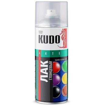Лак акриловый Kudo KU-9002 аэрозольный бесцветный 520 мл