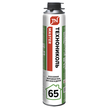 Пена монтажная профессиональная Технониколь Master 65 всесезонная 650гр