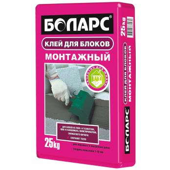 Клей для блоков Боларс Монтажный 25 кг