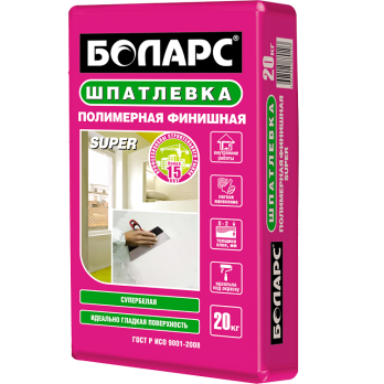 Шпатлевка финишная Боларс Super 20 кг