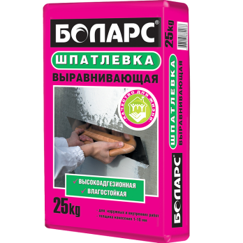 Шпатлевка цементная Боларс Выравнивающая 25 кг