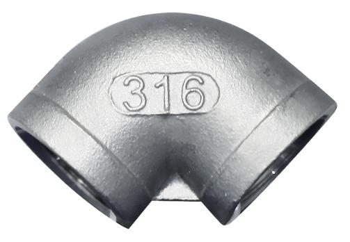 Колено 90 град, резьба 3/8 дюйма