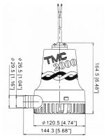 Трюмная помпа «ТМС 2000», 24 В