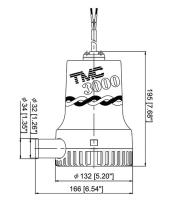 Трюмная помпа «ТМС 3000», 24 В