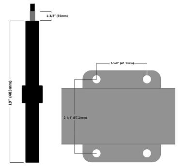 Трос рулевого управления «Rack» (SSC134), 11 футов