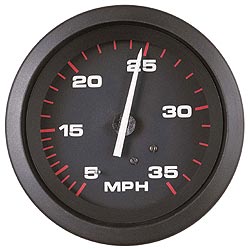 Спидометр, серия «Amega Domed», 0-50 mph, трубка Пито и шланг (6 м) в комплекте