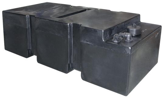 Топливный бак «TITANO Plus», 78 л, 400x900x300 мм