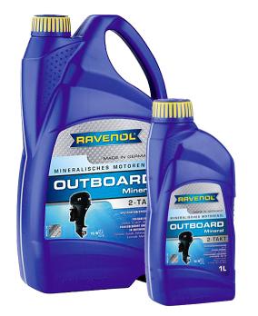 Минеральное моторное масло Ravenol с дозатором для 2-х тактных двигателей, 1 л