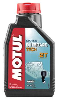 Полусинтетическое моторное масло MOTUL Outboard Tech 2T, 5 л