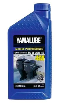 Минеральное масло Yamalube 4M FC-W, SAE 20W40, для 4Т ПЛМ, 946 мл