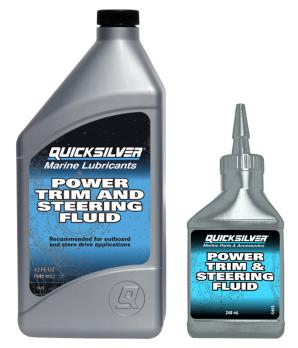 Гидравлическая жидкость Quicksilver Power trim, 0.236 л