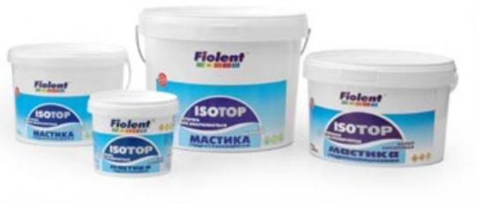 Мастика FIOLENT Isotop гидроизоляционная 15 кг.