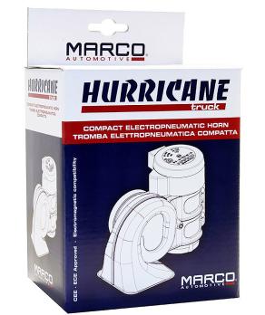 Врезной электропневматический горн «Hurricane», 12 В